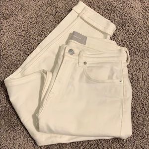 Everlane Skinny Jean in Ecru White Ivory